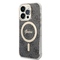 Kryt na mobil Guess 4G MagSafe na Apple iPhone 14 Pro + bezdrátová nabíječka - černý (1)