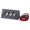 Prodlužovací kabel Legrand 3x zásuvka, USB, 1, 5m - černý/ červený (1)