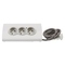 Prodlužovací kabel Legrand 3x zásuvka, USB, 1, 5m - šedý/ bílý (1)