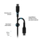 USB kabel Fixed Liquid silicone USB-C/ Lightning s podporou PD, MFi, 2m - černý (7)