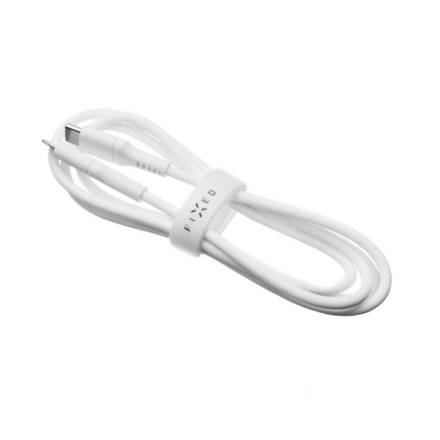 USB kabel Fixed Liquid silicone USB-C/ USB-C s podporou PD, 60W, 2m - bílý (4)