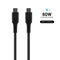 USB kabel Fixed Liquid silicone USB-C/ USB-C s podporou PD, 60W, 1, 2m - černý (8)
