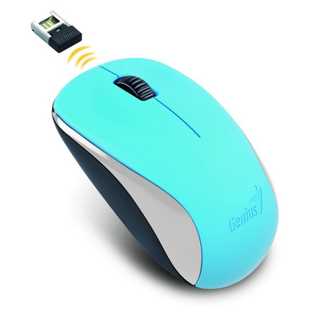 Počítačová myš Genius NX-7000 / optická / 3 tlačítka / 1200dpi - modrá