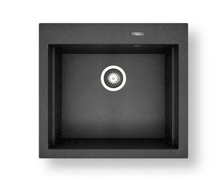 Granitový kuchyňský dřez Pyramis RODOS / SIROS 57x51,5  1B BLACK