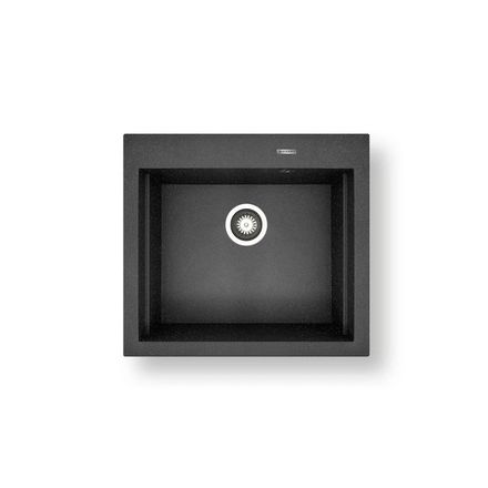 Granitový kuchyňský dřez Pyramis RODOS / SIROS 57x51,5  1B BLACK