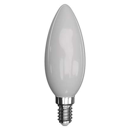 LED žárovka Emos Z74216 Filament Candle mléčná 4,2W E14 teplá bílá