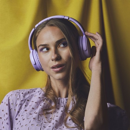 Polootevřená sluchátka Energy Sistem Bluetooth Style 3 fialová (4)