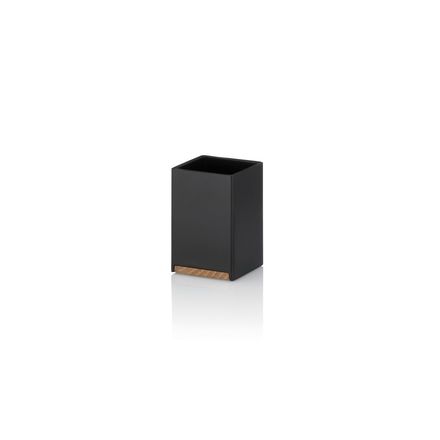 Pohár Kela KL-23687 Cube polyresin černá