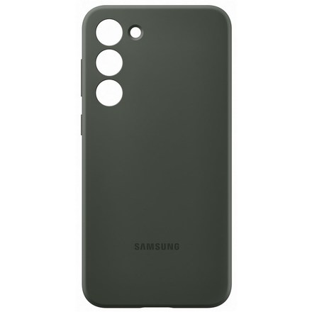Kryt na mobil Samsung Silicone na Galaxy S23+ - zelený