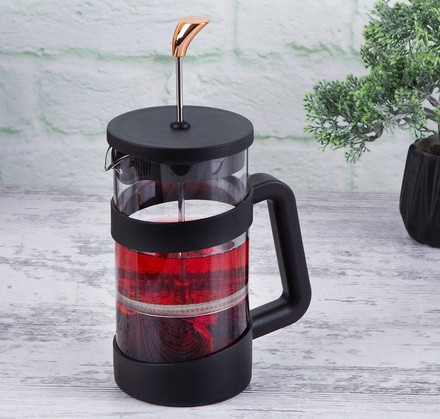 Konvice na čaj a kávu Berlingerhaus BH-7616 French Press 1000 ml Black Rose Collection (4)