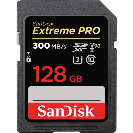 Paměťová karta SanDisk SDXC Extreme Pro 128GB UHS-II U3 (300R/ 260W)