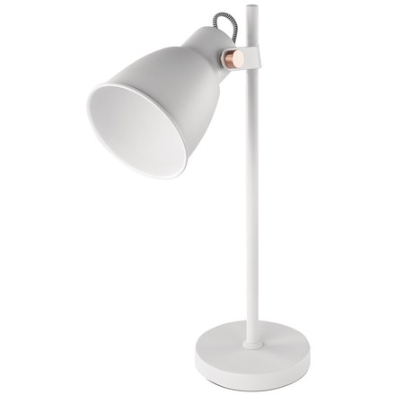 Stolní lampa Emos Z7621W JULIAN na žárovku E27 - bílá