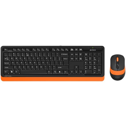 Set klávesnice s myší A4Tech FG1010 FSTYLER - černá/ oranžová