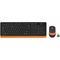 Set klávesnice s myší A4Tech FG1010 FSTYLER - černá/ oranžová (1)
