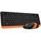 Set klávesnice s myší A4Tech FG1010 FSTYLER - černá/ oranžová (2)