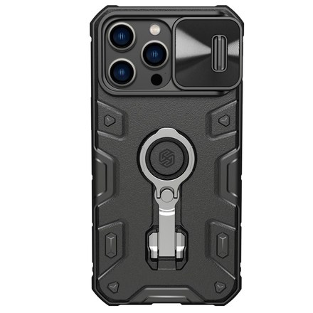 Kryt na mobil Nillkin CamShield Armor PRO Magnetic na Apple iPhone 14 Pro Max - černý