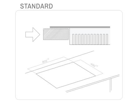 Indukční varná deska s integrovaným odsavačem Elica NIKOLATESLA ONE HP BL/A/83 (5)