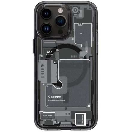 Kryt na mobil Spigen Ultra Hybrid Zero One s MagSafe pro iPhone 14 Pro Max - šedý