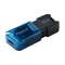 USB Flash disk Kingston DataTraveler 80 M 64GB, USB-C USB-C - černý/ modrý (1)