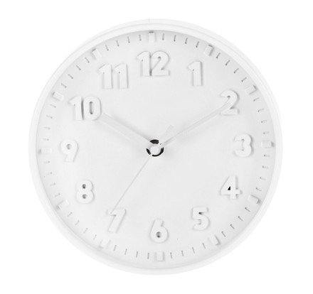 Nástěnné hodiny Segnale KO-837000750bila ručičkové 20 cm bílá