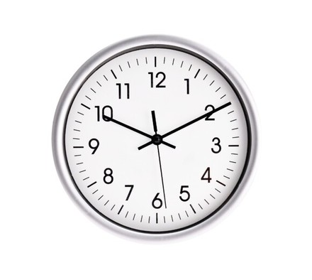 Nástěnné hodiny Segnale KO-837000020strib ručičkové 20 cm stříbrný rám