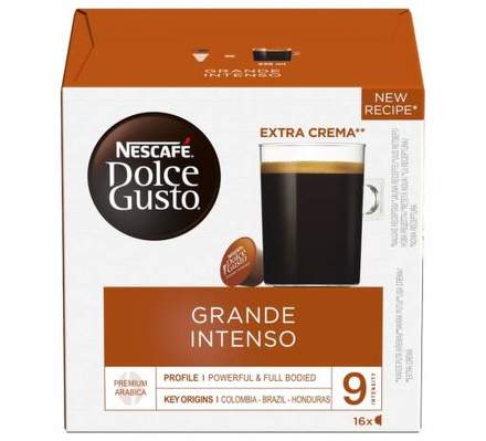 Kávové kapsle Nescafé Dolce Gusto Grande Intens 16 ks