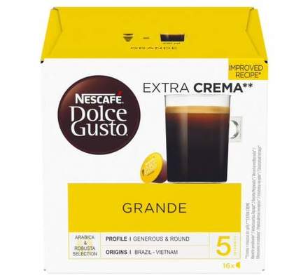 Kávové kapsle Nescafé Dolce Gusto Grande 16 kapslí