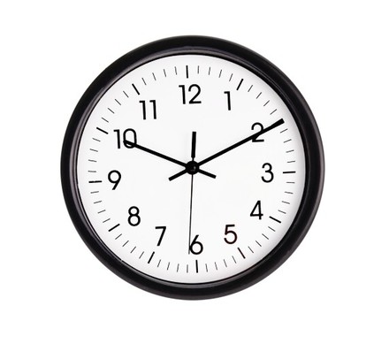Nástěnné hodiny Segnale KO-837000020cern ručičkové 20 cm černý rám