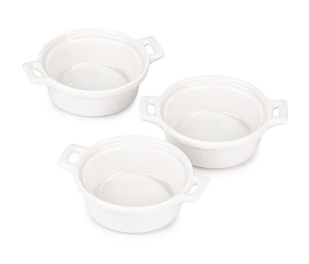 Zapékací misky Excellent KO-798000090kruh porcelánové sada 3 ks kulatá