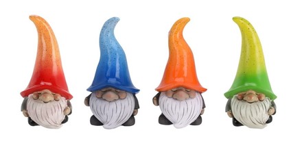 Zahradní trpaslík ProGarden KO-252213030modr dekorace 32,5 cm modrá (1)