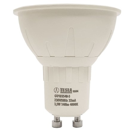 LED žárovka Tesla Žárovka LED bodová, 3, 5W, GU10, studená bíl