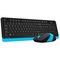 Set klávesnice s myší A4Tech FG1010 FSTYLER - černá/ modrá (2)