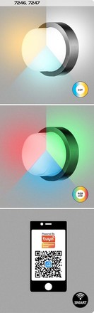 Venkovní nástěnné svítidlo Rabalux 7247 DURBE RGBW LED/10W/230V IP54 Wi-Fi Tuya (6)