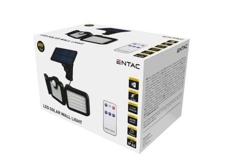 Solární svítidlo Entac (9570389) LED svítidlo 15W solar 600lm IP65 (1)