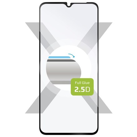Tvrzené sklo Fixed Full-Cover na Motorola Moto E13 - černé