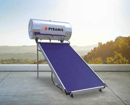 Solární ohřívač vody Pyramis 160ltr kolektor 2m2 - ohřev vody (1)