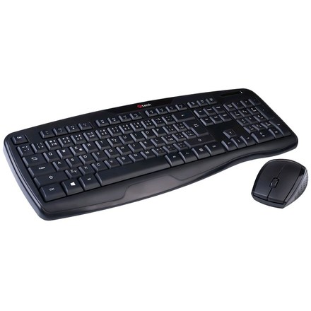 Set klávesnice s myší C-Tech WLKMC-02, CZ/ SK - černá