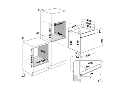 Samostatná vestavná trouba Whirlpool OMK38HU0B (7)