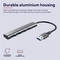 USB Hub Trust Halyx Aluminium USB/ 4x USB 3.2 Gen1 - stříbrný (6)