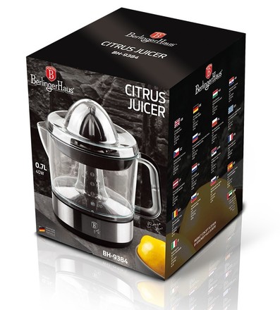 Lis na citrusy Berlingerhaus BH-9384 elektrický 0,7 l Black Silver Collection (1)
