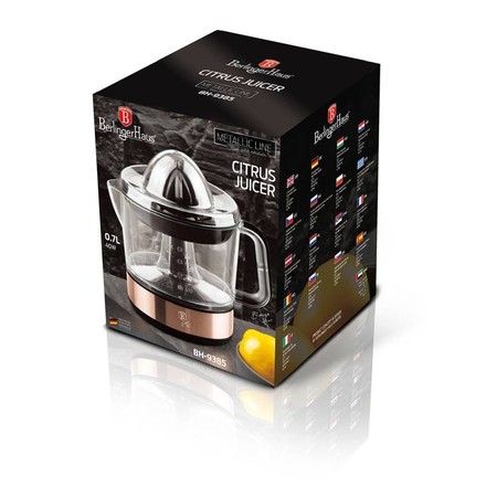 Lis na citrusy Berlingerhaus BH-9385 elektrický 0,7 l Rosegold Metallic Line (1)