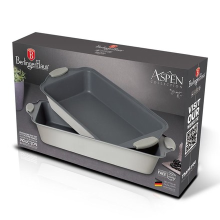 Pečící plech s titanovým nepřilnavým povrchem Berlingerhaus BH-7650 sada 2 ks Aspen Collection (1)