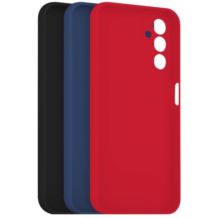 Set krytů na mobil Fixed Story na Samsung Galaxy A14/ A14 5G - černý/ červený/ modrý