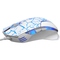 Počítačová myš E-Blue Mazer Pro + e-box - bílá/ modrá (3)