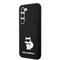 Kryt na mobil Karl Lagerfeld Liquid Silicone Choupette NFT na Samsung Galaxy S23 - černý (1)
