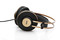 Polootevřená sluchátka AKG K92 - černá/ zlatá (3)