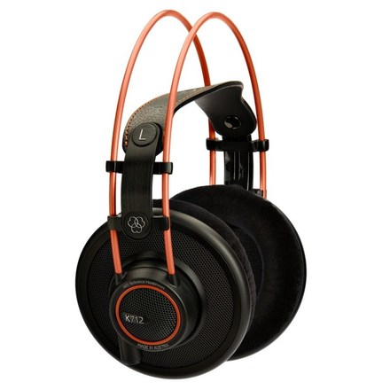 Polootevřená sluchátka AKG K712PRO - černá/ oranžová