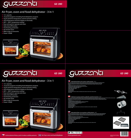 Horkovzdušná fritéza Guzzanti GZ 39D (2)