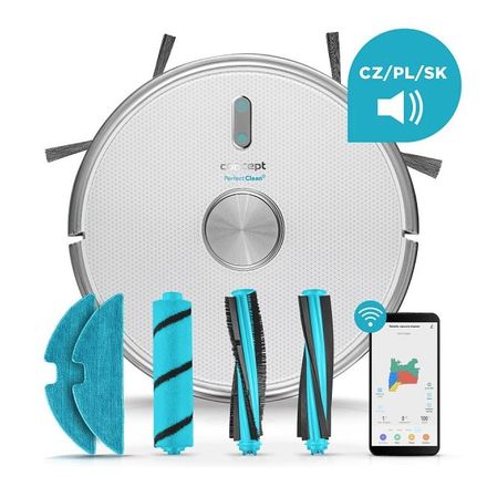 Robotický vysavač s mopem Concept VR3125 2 v 1 PERFECT CLEAN Laser