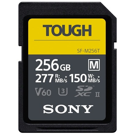 Paměťová karta Sony Tough SF-M 256GB V60 U3 UHS-II (277R/ 150W)
